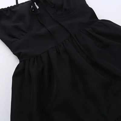 BOOFEENAA Halter Backless Maxi Long Dress Sexy Vacation Outfits White Black Summer Dresses for Women Clothes 2024 C66-CH28