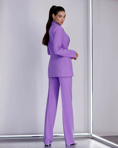 3 Piece Women's Suits Single-Breasted Sets Jacket Leisure Lady Wear Solid Color Pantsuits Business Outfits Customize
