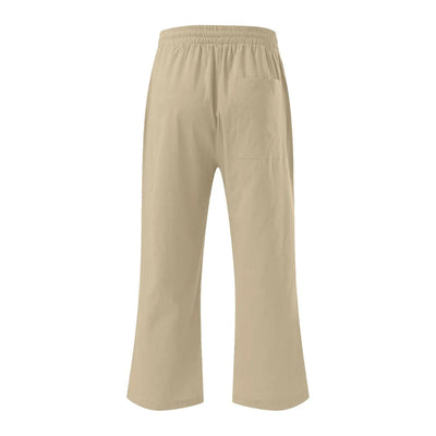 Women'S Pants Cotton Linen Harem Cropped Pants Women Drawstring Harem Pants Lady Pocket Trousers Loose Ropa Mujer Juvenil
