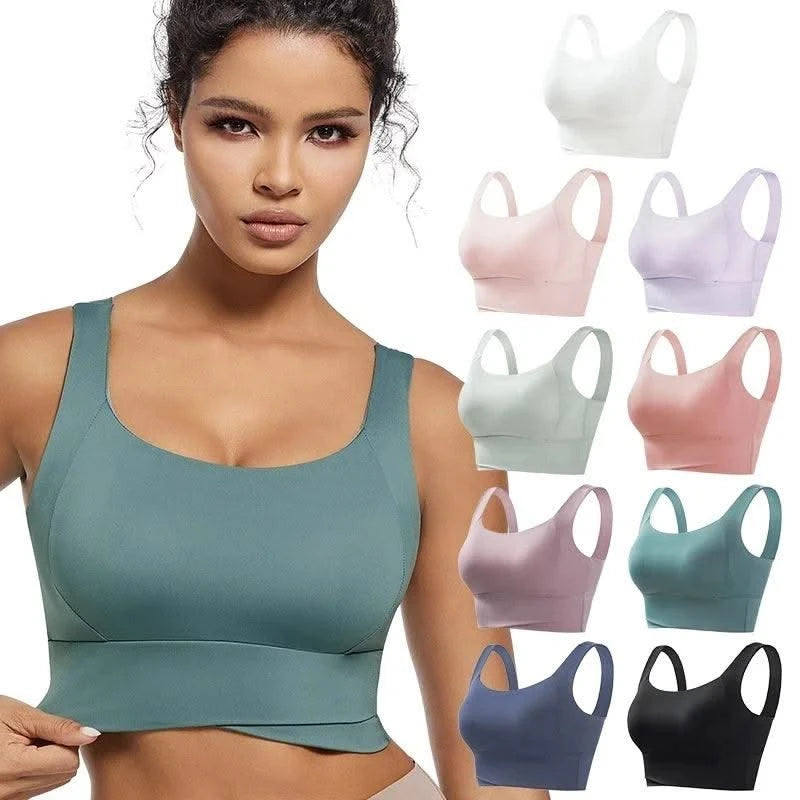 Sports Bra For Women No Underwire Padded High Support Workout Tank Tops