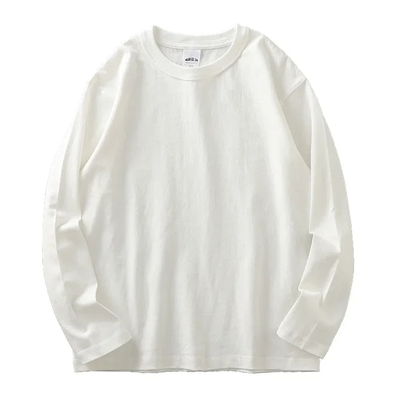 Women T Shirts.100% Cotton Soft.Regular Fit,O-Neck Long Sleeve Tops Tees,Black White