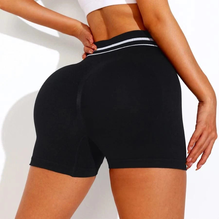 Activewear Women High Waist Yoga Shorts