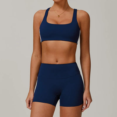 Yoga Clothes 2PCS Women Tracksuit Athletic Wear Pilates Fitness Suit Gym Workout Push Up Fitness Running Sports Bra Leggings Set