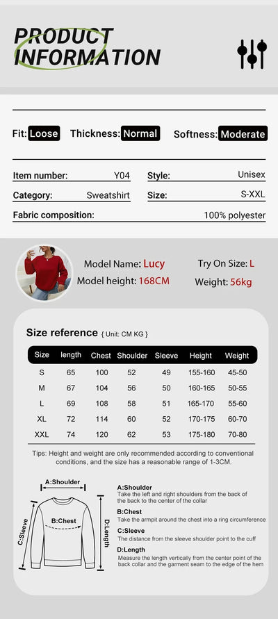 The Ancient Red Twlipws Design Women Sweatshirt Soft Warm Tops Fleece All-Match Pullover Crewneck Casual Sportswear For Woman
