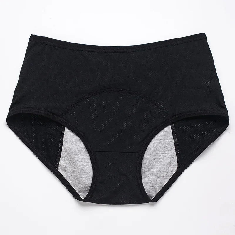 Plus Size Leak Proof Menstrual Panties Women Underwear Period Cotton Pregnancy Waterproof Briefs Physiological Breathable Pants