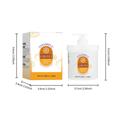 GROEI Brightening & Firming Orange Face Cream - 100ml for Radiant, Youthful Skin Moisturizing Cream