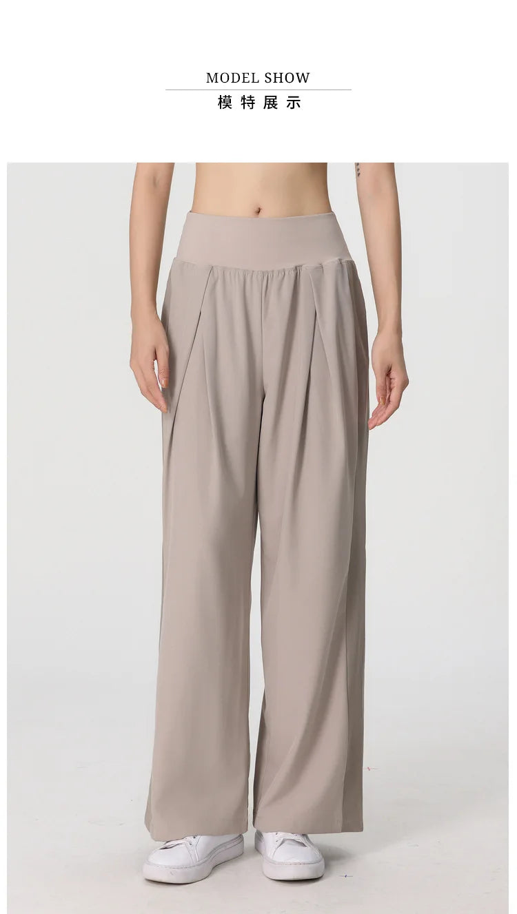 Women Wide Leg Pants Loose Fitness Yoga Pants 2024