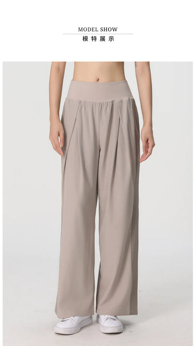 Women Wide Leg Pants Loose Fitness Yoga Pants 2024
