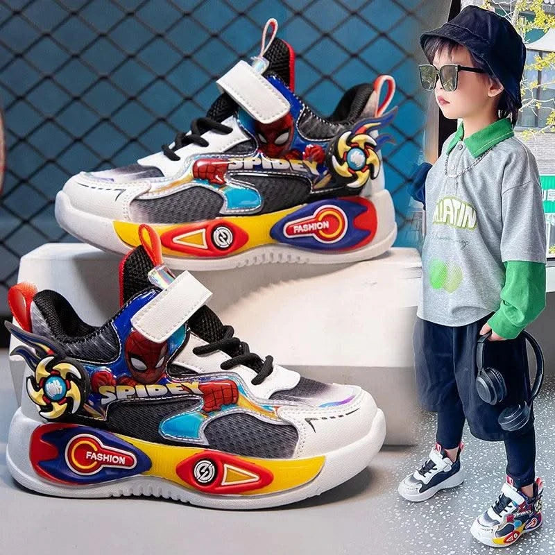 Boys' casual sports shoes | Lightweight and cushioned running shoes | 5-12 year old children's sports walking shoes | Shock abso