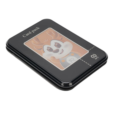 Magnetic Phone Card Wallet Holder Compact DIY Projection Multifuncitonal NFC Magnetic Phone Wallet Ink Screen for Mobile Phone