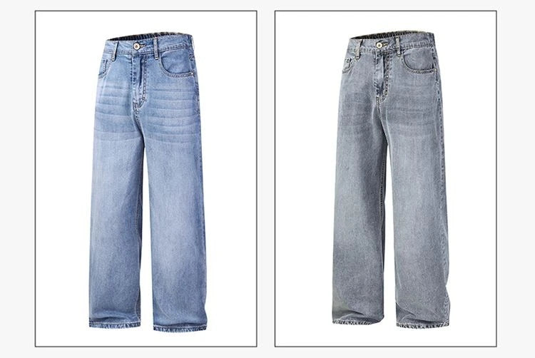 Mens Jeans Large Denim Jeans for Teens Trousers for Men Jean Baggy Pants Men's Fashion Man Male Trendyol Streetwear Korean Men´s