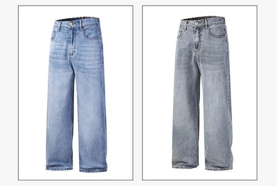 Mens Jeans Large Denim Jeans for Teens Trousers for Men Jean Baggy Pants Men's Fashion Man Male Trendyol Streetwear Korean Men´s