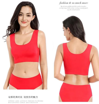 Plus Size Women Bras Bralette Comfortable Invisible Bras Push Up Breathable Brassiere Non Wired