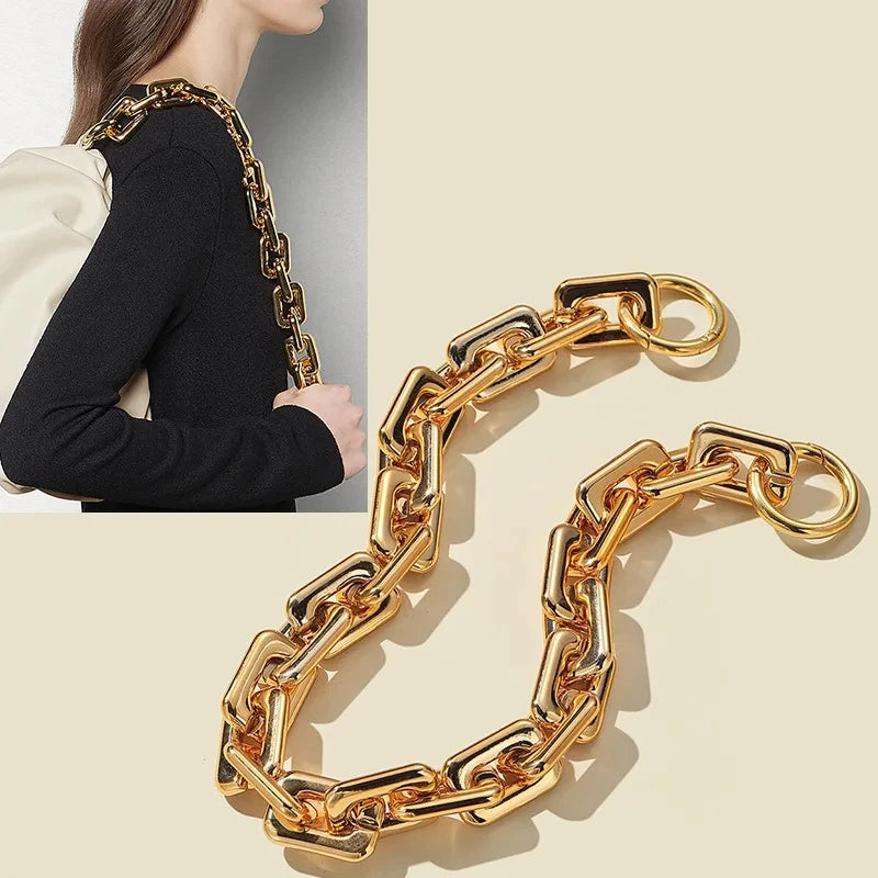 60cm Acrylic Chain for Women Shoulder Bag DIY Replacement Chain Luxury Designer Handbags Straps Bag Accessories