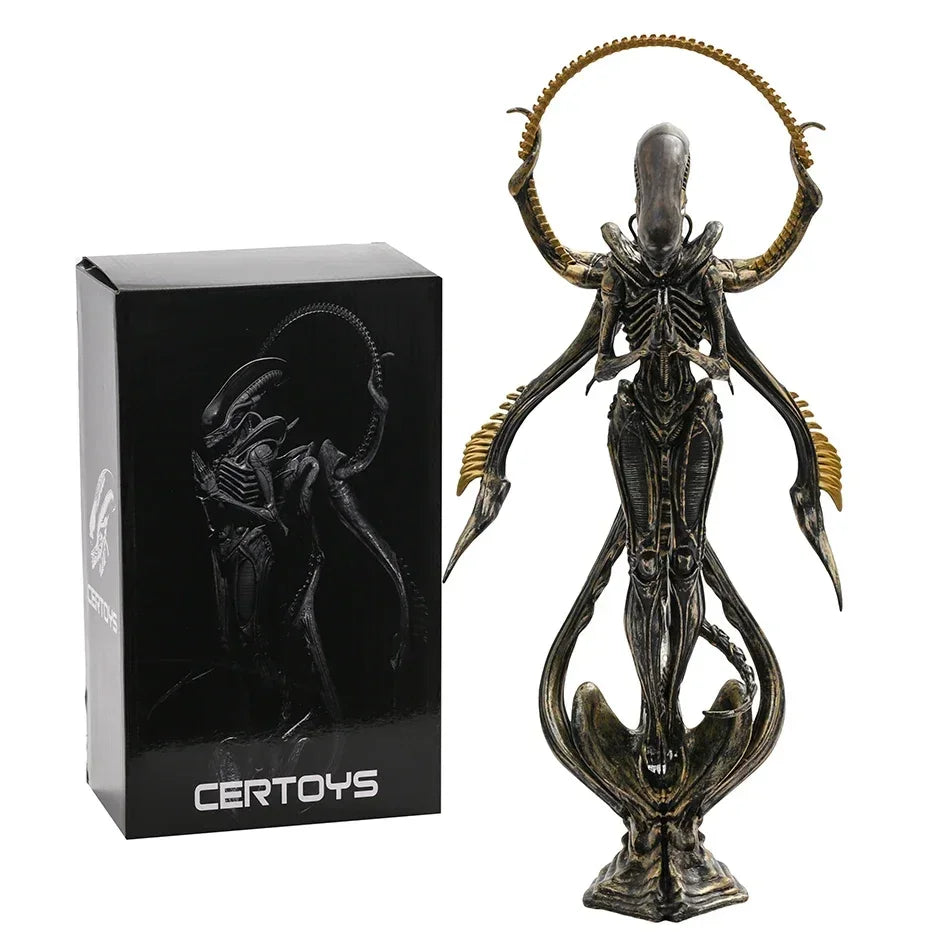 Alien Xenomorph Buddhism PVC Figure Collectible Model Toy