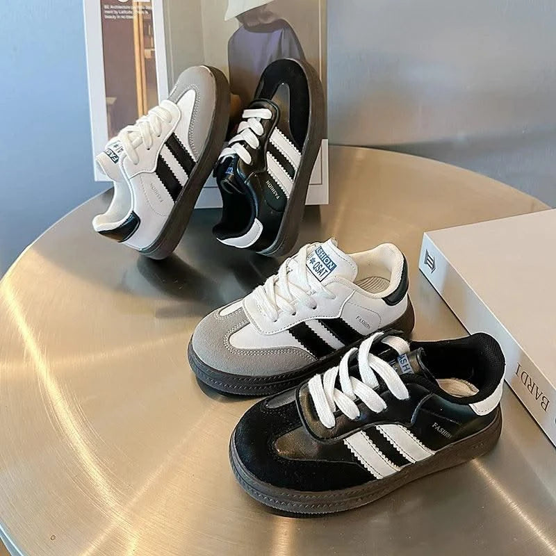 Spring New Children's Sports Training Shoes Boys Girls Ethical Training Fashion Sneakers Children's Soft-soled Casual Skates
