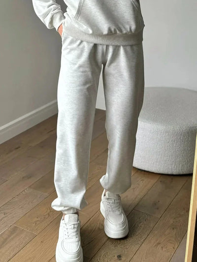 Cotton Sweatpants Sets For Women 2 Pieces Outfit Autumn Loose Hoodies And Pants Sets Sports Suits Women Tracksuits Set Ladies