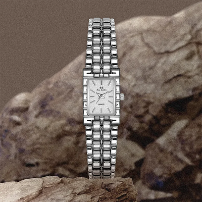 Luxury Ladies' Watch Retro Elegant Gold Silver Small Square Watch High Quality Watchchain Gift Watches For Women