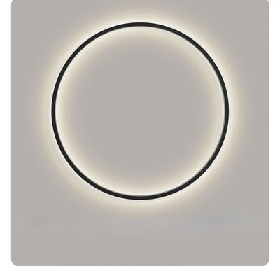 Modern Decor LED Wall Lamp  For Bedroom Living Room Home Nordic Design Round Ring Indoor USB Wall Sconce Lighting Fixture