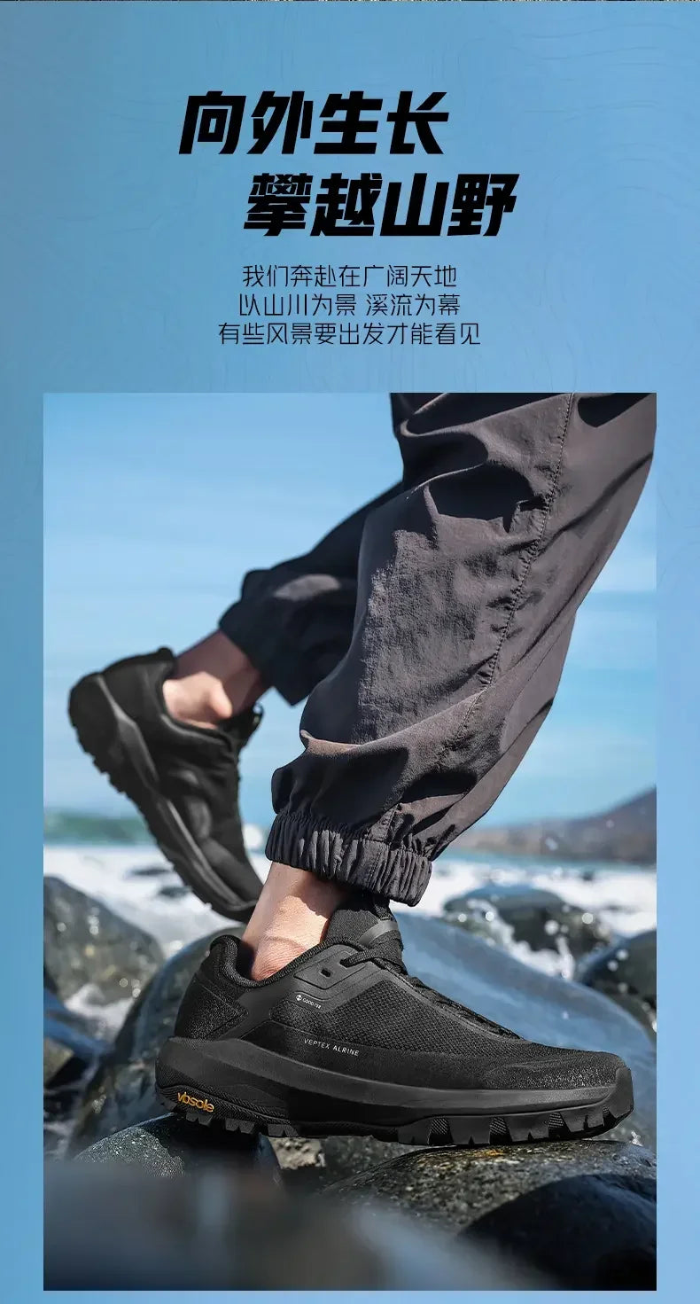 2025 High-quality outdoor climbing shoes Men's Lightweight breathable skidproof shock absorption all-terrain off-road sneakers