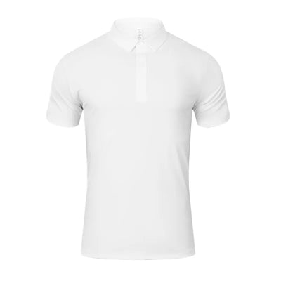 Summer Sports Polo T-shirts Men Solid Color Straining T-shirts Breathable Comfortable Short Sleeve