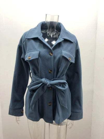 Women Fashion Jacket Thickened Windproof Thermal Coats Versatile Daily Wear
