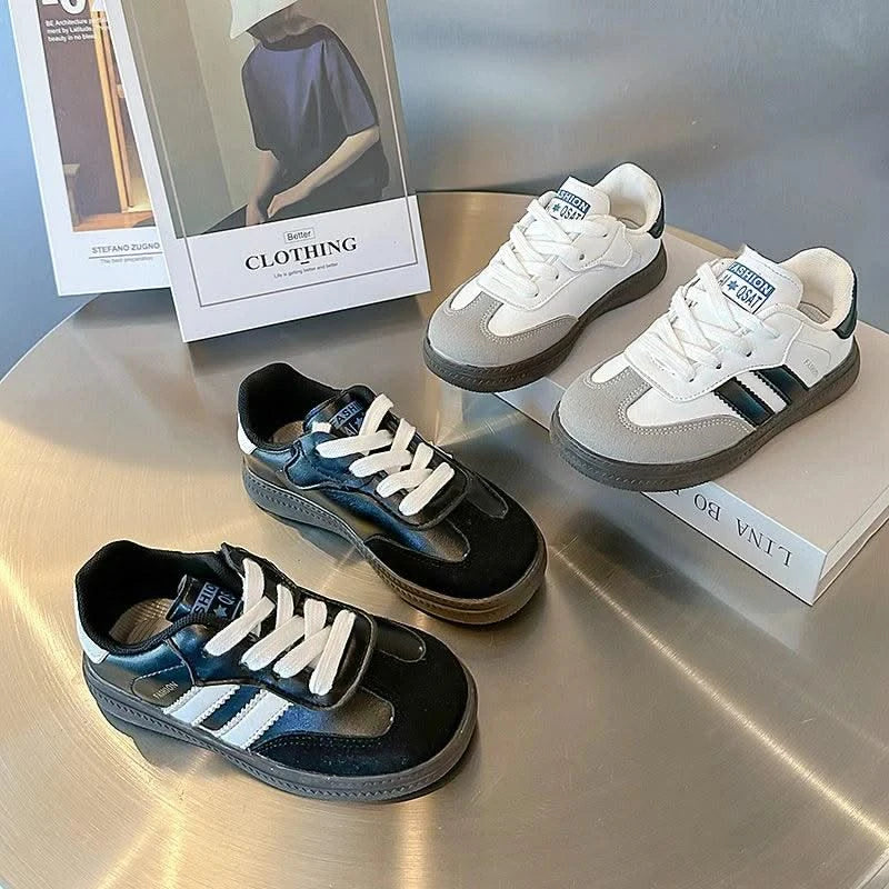 Spring New Children's Sports Training Shoes Boys Girls Ethical Training Fashion Sneakers Children's Soft-soled Casual Skates
