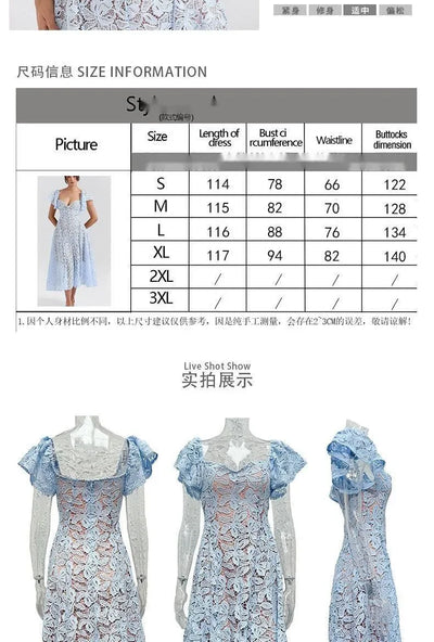 Elegant Flare Short Sleeve Flower Embroidery Long Prom Dresses Women Summer Holiday Low Cut Pleated Midi Evening Dress