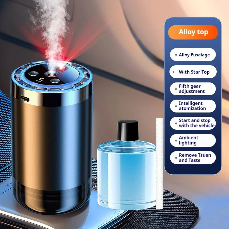Car Air Diffuser Humidifier Smart Car Essential Oil Diffusers Smell Air Fresheners Aromatherapy Mist Maker For Car Home Office