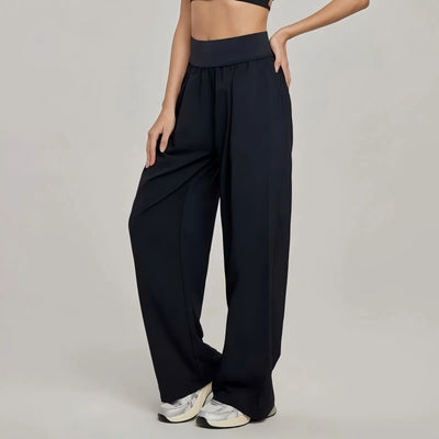 Women pants  Wide Leg High Waist Loose Trousers Summer Casual Yoga Pants  Draping Breathable Gym Lounge Pants Woman clothing