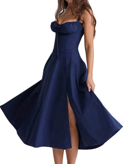 Elegant Summer Dresses for Women Sleeveless Bandage Party A-line Dress for Evening Party Beach Vestidos