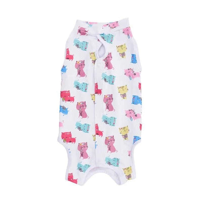 Cat Weaning Suit Pet Care Clothes Small Dogs Cat Sterilization Jumpsuit Anti-licking Surgery Recovery Clothing Kitten Outfits
