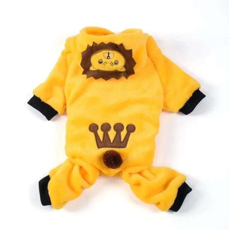 Pet Dog Clothes for Small Dogs Fleece Dog Costume Puppy Cats Chihuahua Clothing Pet Jumpsuit French Bulldog Clothes Pets Hoodies