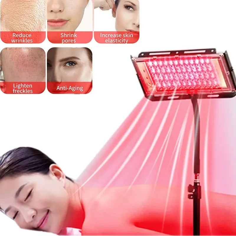 Red Light Therapy Lamp Infrared Light Therapy Red Light Device with Adjustable Stand  660nm 850nm Light Device for Body Skincare