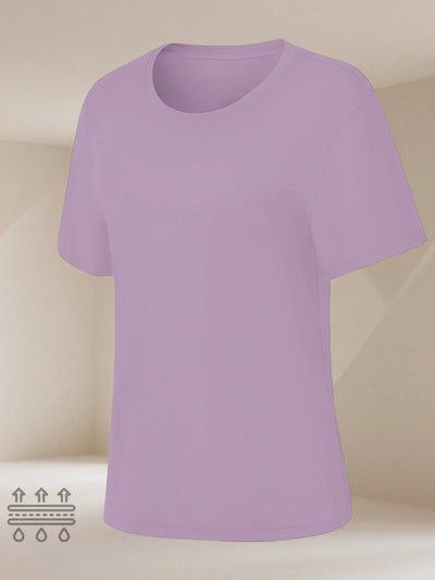 Women's Super Soft Crew Neck T'Shirts.Short Sleeve For Sports.Workout,Yoga,Running.Fitness & Outdoor Activities