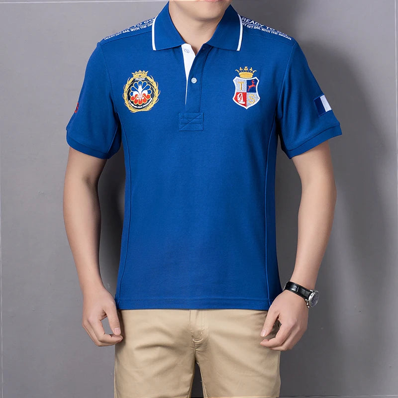 Great Designer Polo Shirts For Men New Switzerland Sport Golf Wear Tshirt Solid Cotton Embroidery Reviews Many Men's Clothes