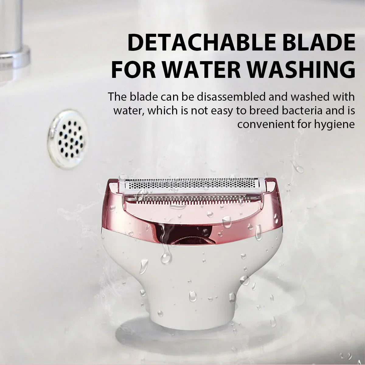 4in1 Electric Epilator Lady Shaver Body Arm Leg Hair Removal Device Painless Cordless Eyebrow Trimmer Women Razor USB Charging