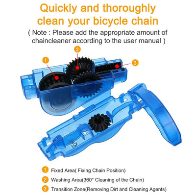 Bicycle Chain Clean Brush Bicycle Chains Gear Grunge Brush Cleaner Cycling Cleaning Kit MTB Bike Wash Tool Set Bike Repair Tools