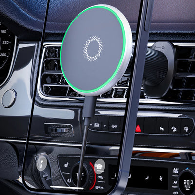 Magnetic Smartphone Support for MagSafe Car Mount 360 Degree Rotation Phone Holder Fit for iPhone 12 13 14 15