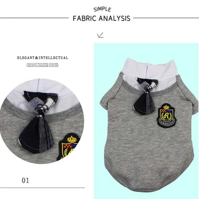 Couple Pet Dog Clothes Pet Uniform Clothing for Small Medium Dogs Costume Chihuahua Puppy Pet Shirt Clothes for Dogs Ropa Perro