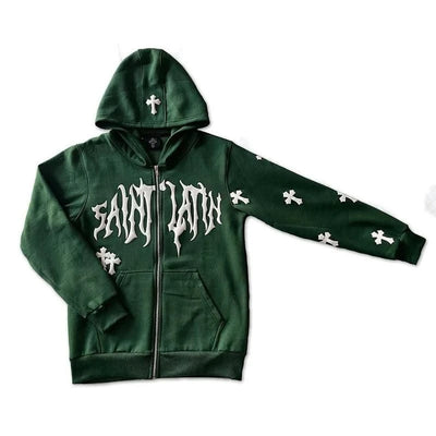 New in Hoodies & Sweatshirts Hooded Sweatshirt Harajuku Man Hoodie Men Men's Clothes Zip Up Hoodies Mens Clothing Goth Y2k Coat