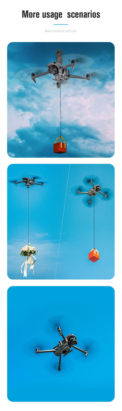 STARTRC Drone Airdrop System For DJI Air 3S/Mini 4 Pro/Mini 3/Mavic 3/Air 2S/Mavic 2/Mini 2 SE Air-dropping Thrower Gift Deliver