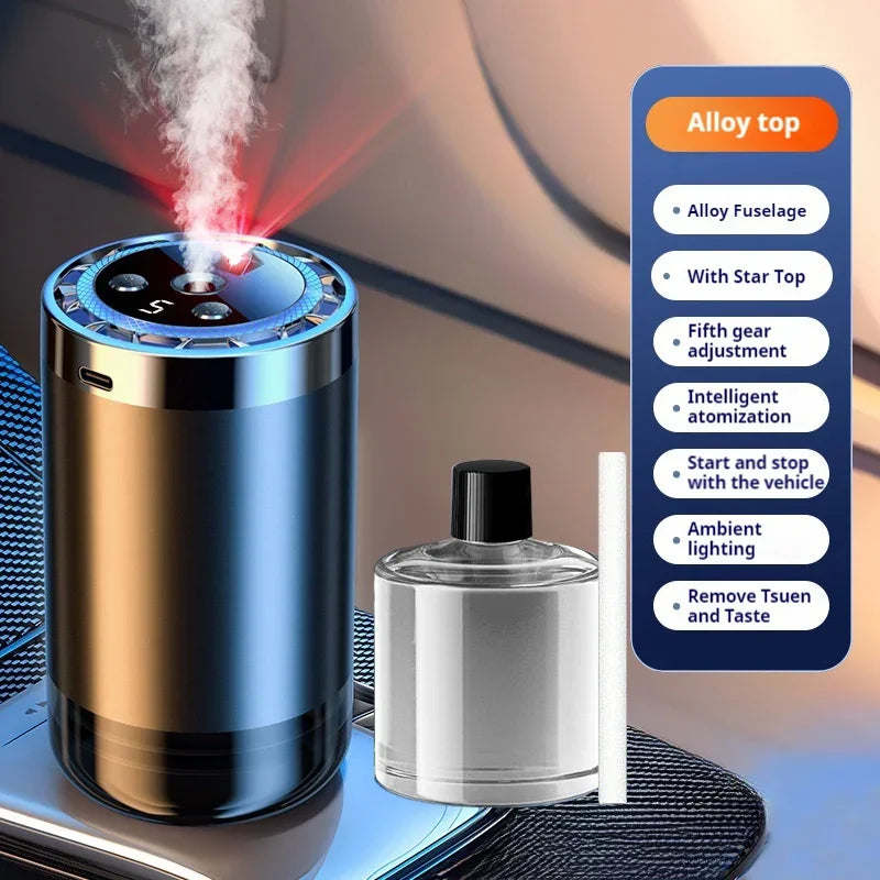 Car Air Diffuser Humidifier Smart Car Essential Oil Diffusers Smell Air Fresheners Aromatherapy Mist Maker For Car Home Office