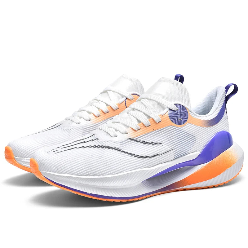 Women's Running Shoes Breathable Mesh Men's Jogging Sneakers Cushioned Arch Support Walking Shoes for Fitness Yoga Non-Slip