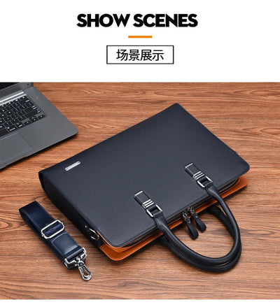 Men Business Briefcase for Husband Shoulder Bag MaLE Laptop Briefcases Bags Large Capacity Men's Handbag Bolso Grande Mujer