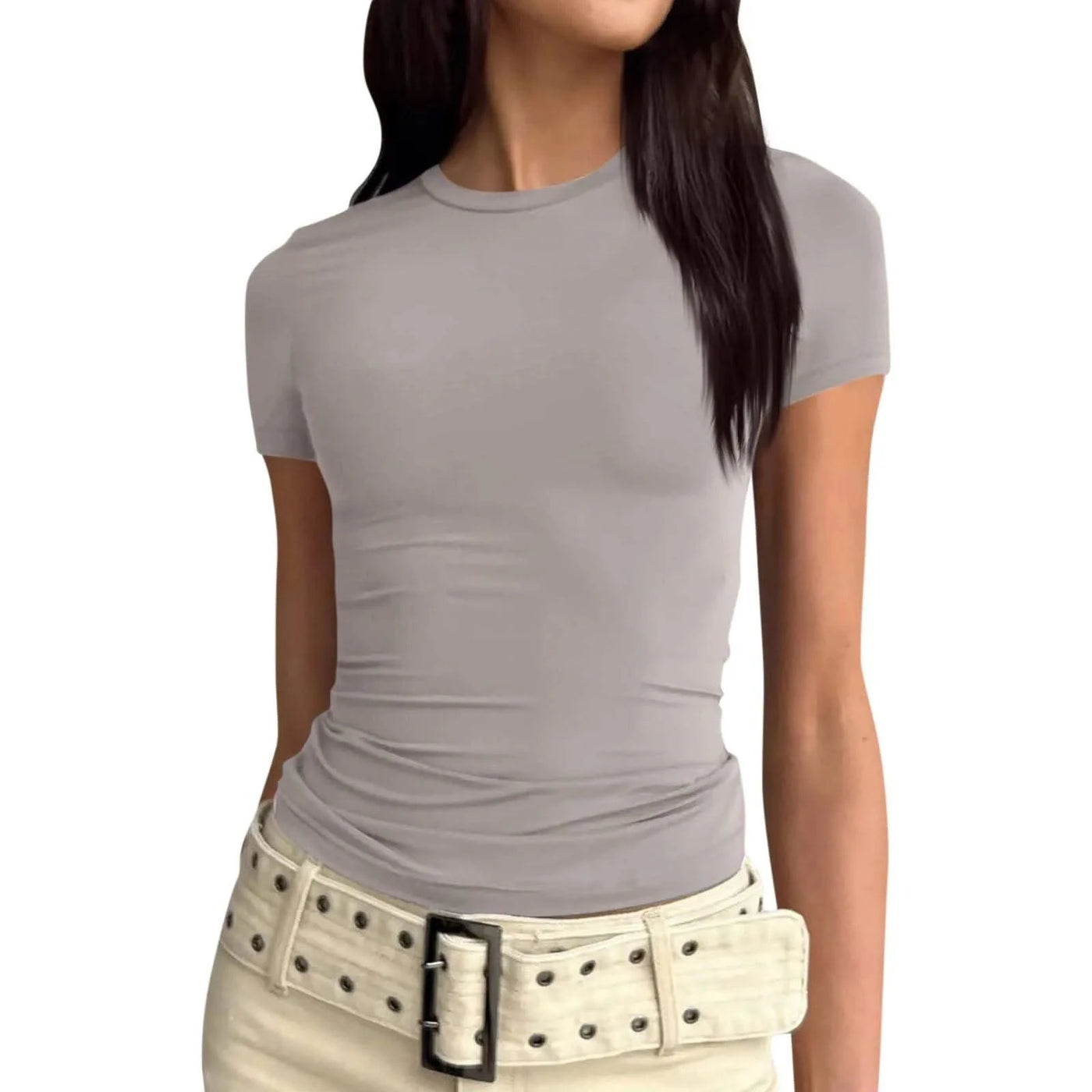 Women slim fit tops Short Sleeve Tee blouse