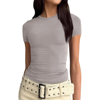 Women slim fit tops Short Sleeve Tee blouse