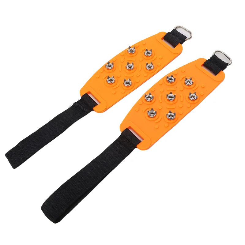 Shoe Spike Winter Winter Velcro Ice Claw Outdoor Climbing Snow Mountain and Snow Ground Anti slip Adjustable
