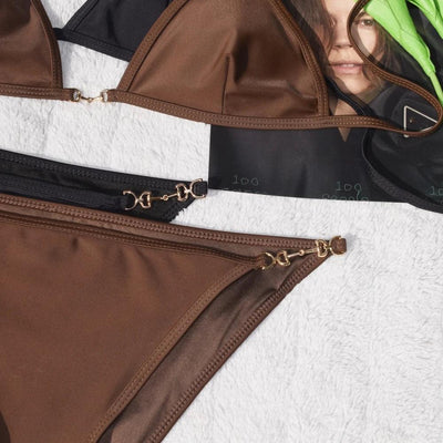 Luxury Brand Designer 2025 Summer Sexy Beach Bikini Swimwear For Women G Style Tankini Two-Piece Swimsuit Lady Praia Clothes