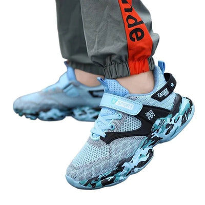 Children's Shoes Boys' Sports Shoes Summer Breathable Fly Woven Shoes Double Mesh Kid's Comfort Big Kids Pop Boys Soft Soled